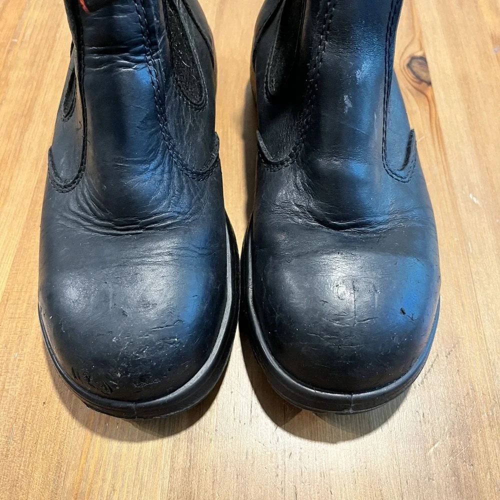Redback USBBK Bobcat Black Leather Soft Toe Chelsea Work Boot Mens 5.5US/4.5AUS